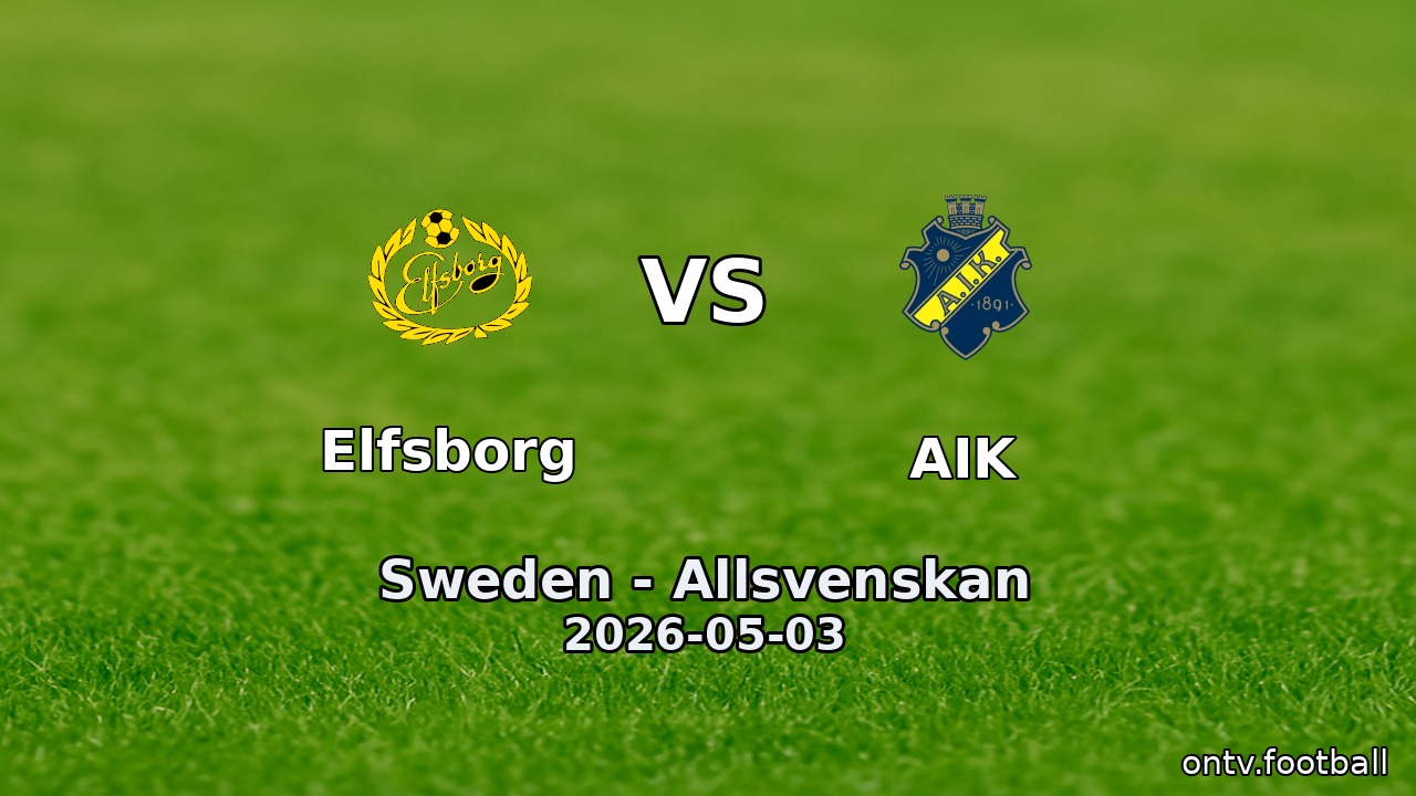 Elfsborg vs AIK