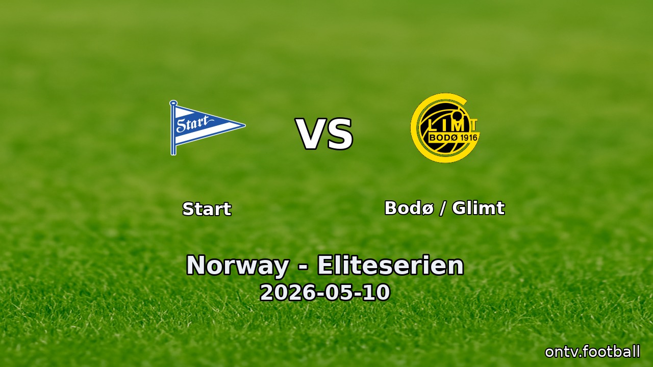 Start vs Bodø / Glimt