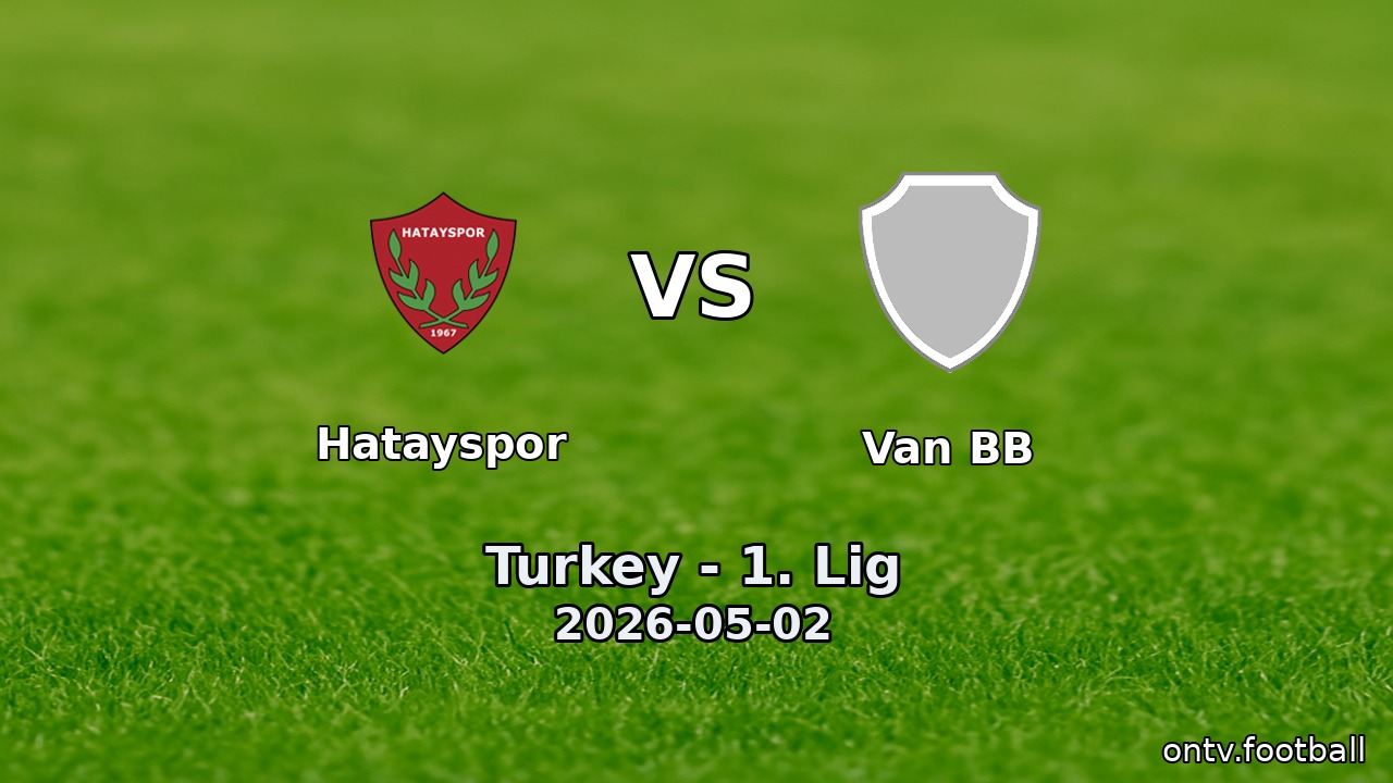 Hatayspor vs Van BB
