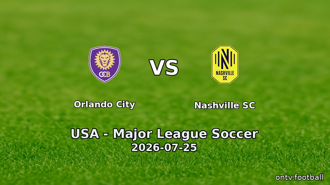 Orlando City vs Nashville SC