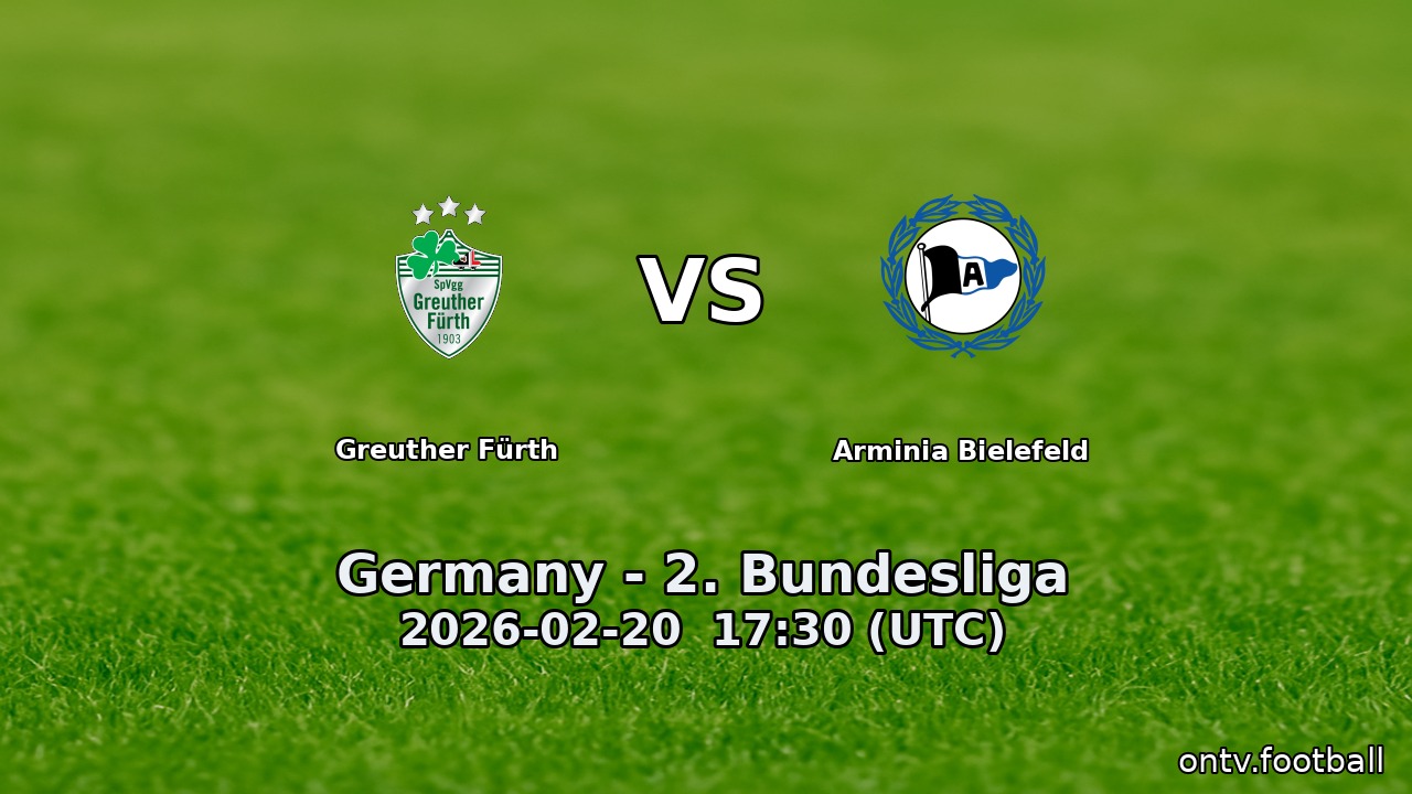 Greuther Fürth vs Arminia Bielefeld
