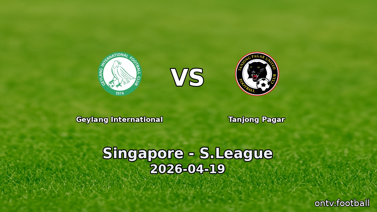 Geylang International vs Tanjong Pagar