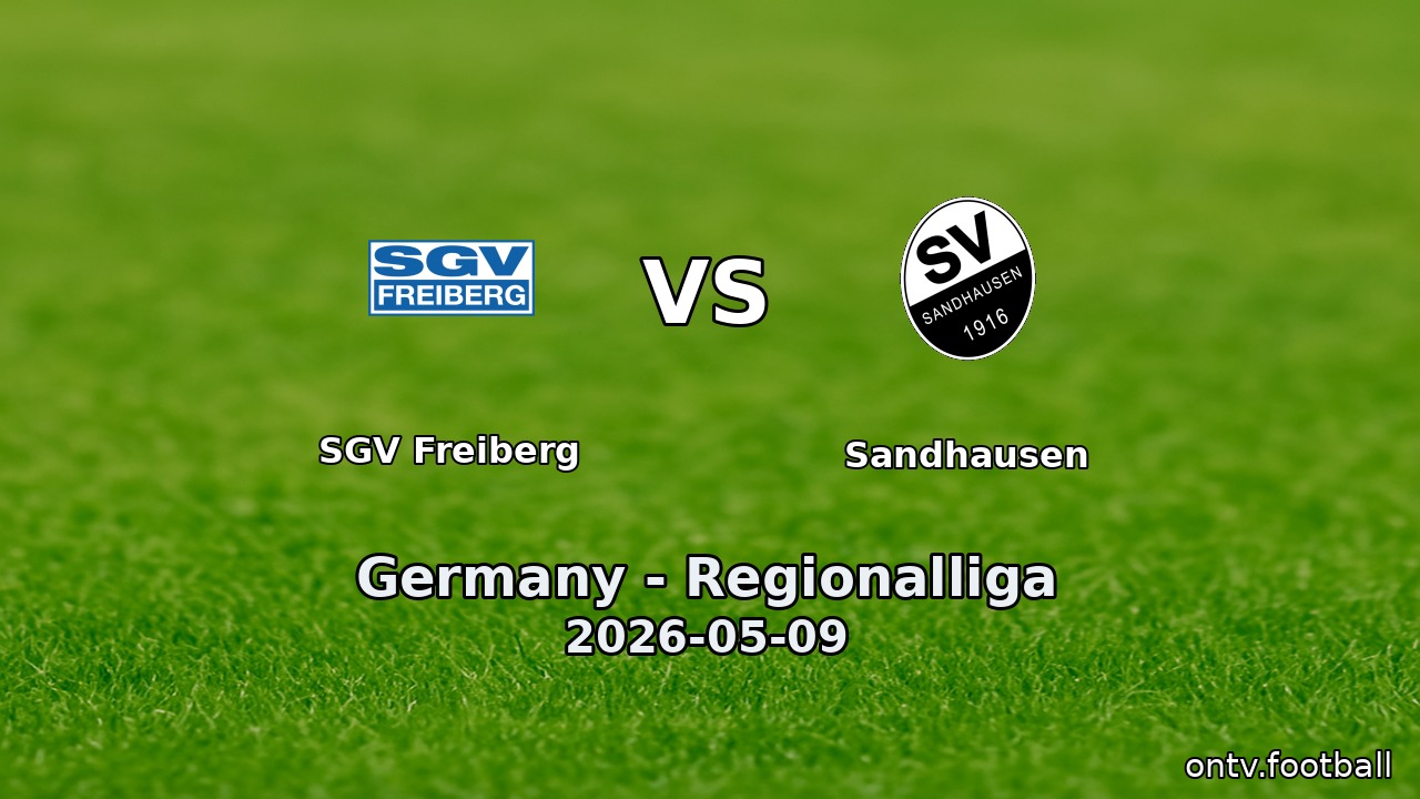 SGV Freiberg vs Sandhausen