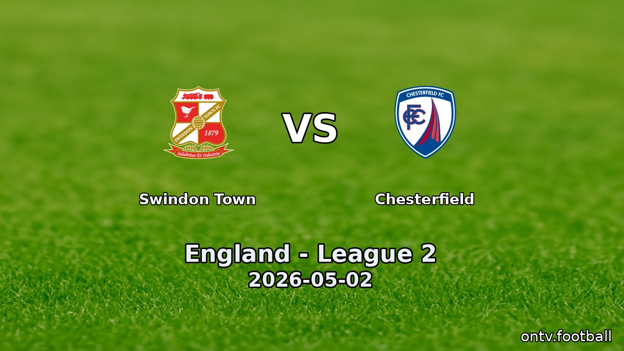 Swindon Town vs Chesterfield
