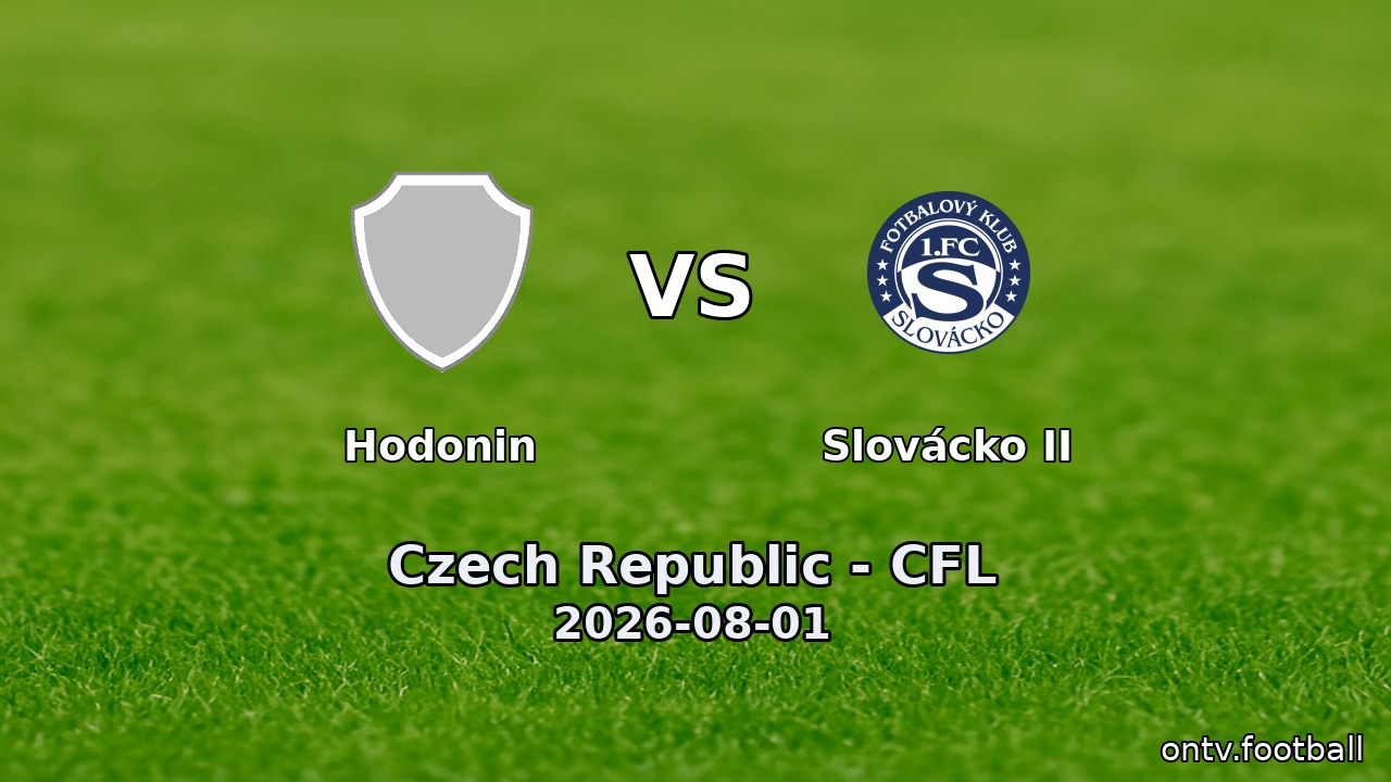 Hodonin vs Slovácko II