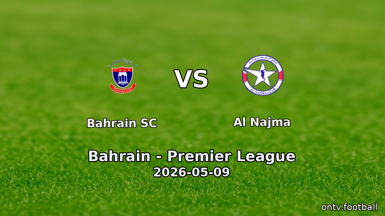 Bahrain SC vs Al Najma