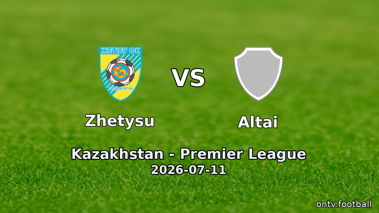 Zhetysu vs Altai