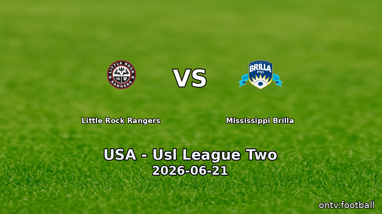 Little Rock Rangers vs Mississippi Brilla
