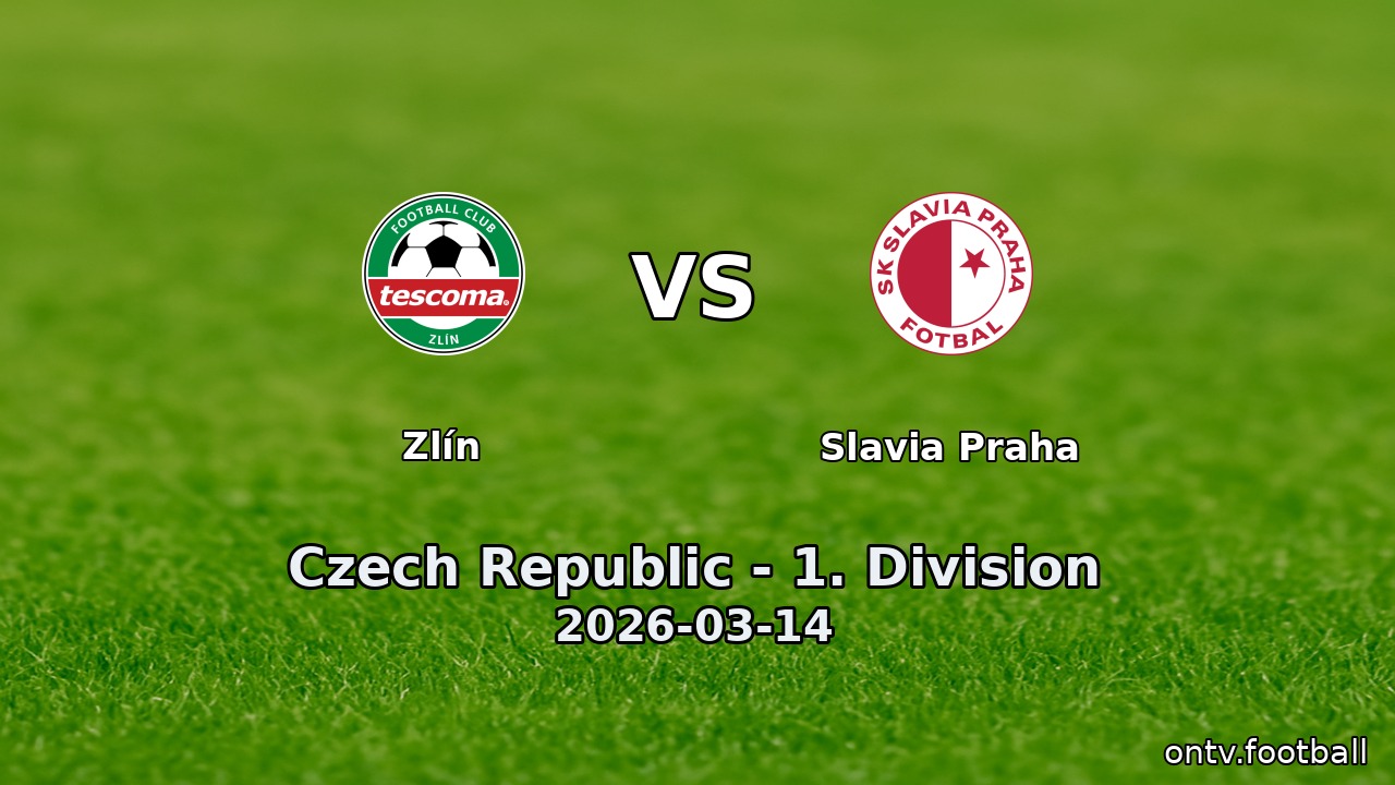 Zlín vs Slavia Praha
