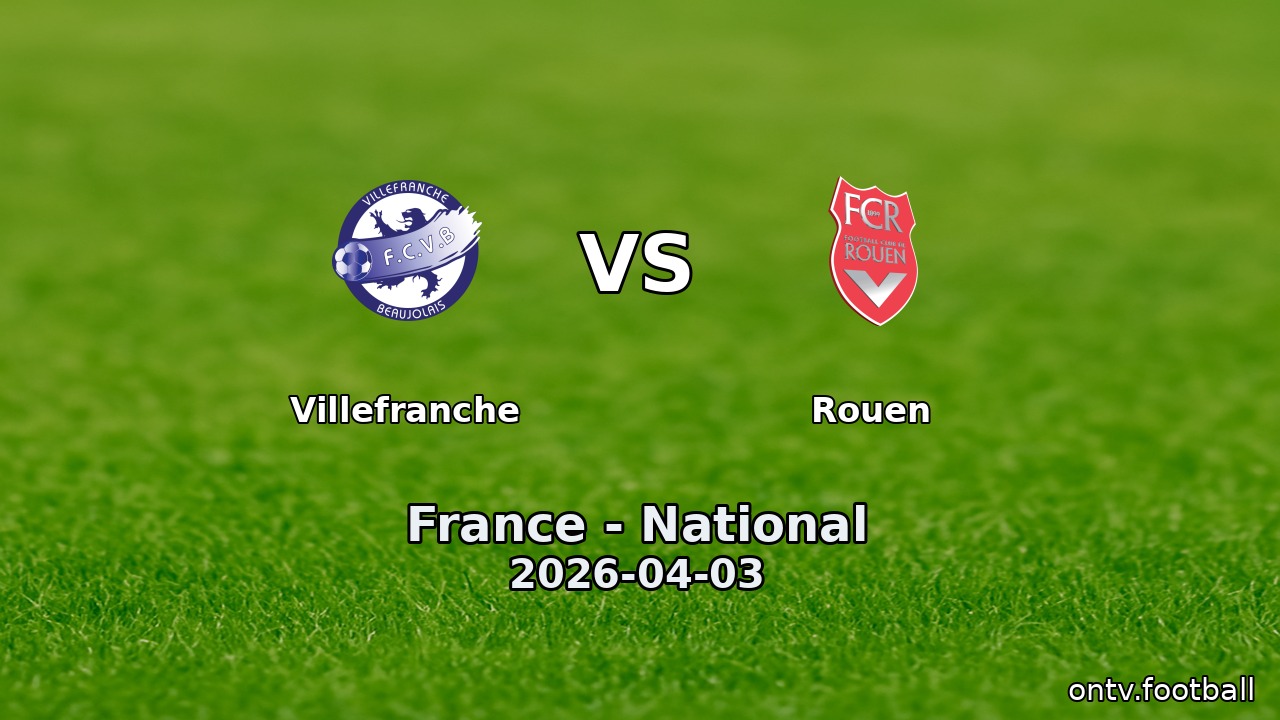 Villefranche vs Rouen
