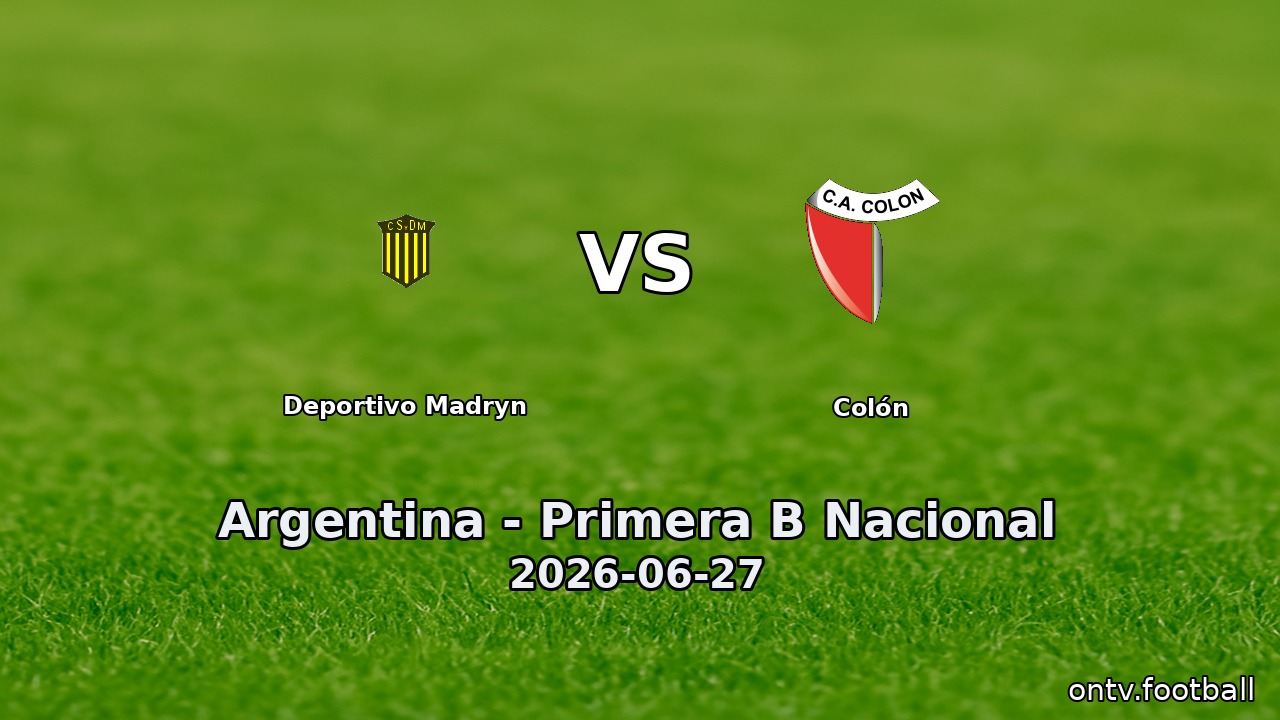 Deportivo Madryn vs Colón