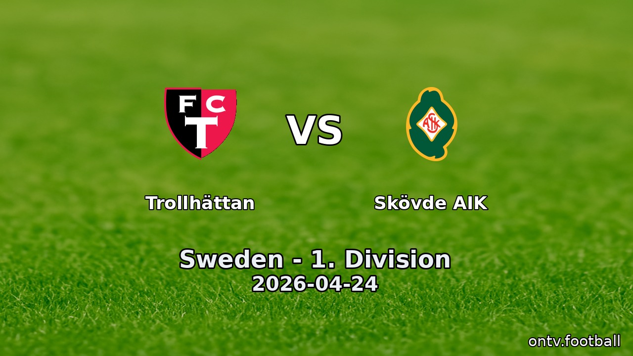Trollhättan vs Skövde AIK