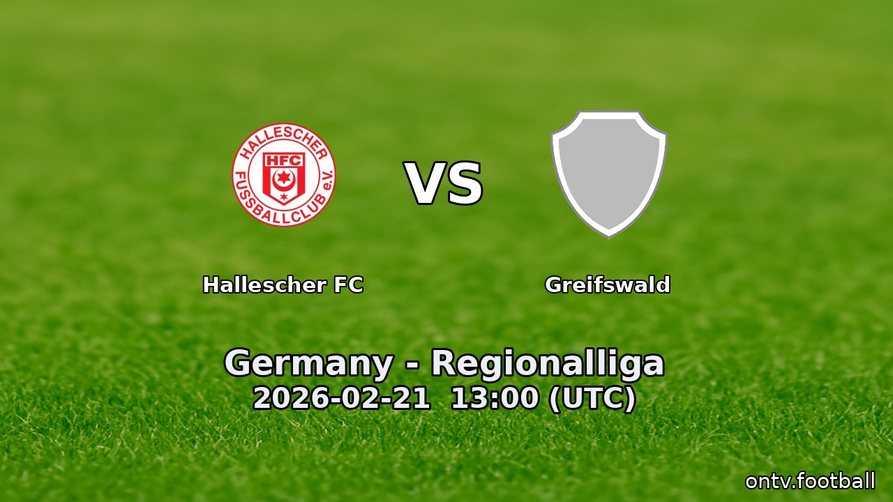 Hallescher FC vs Greifswald