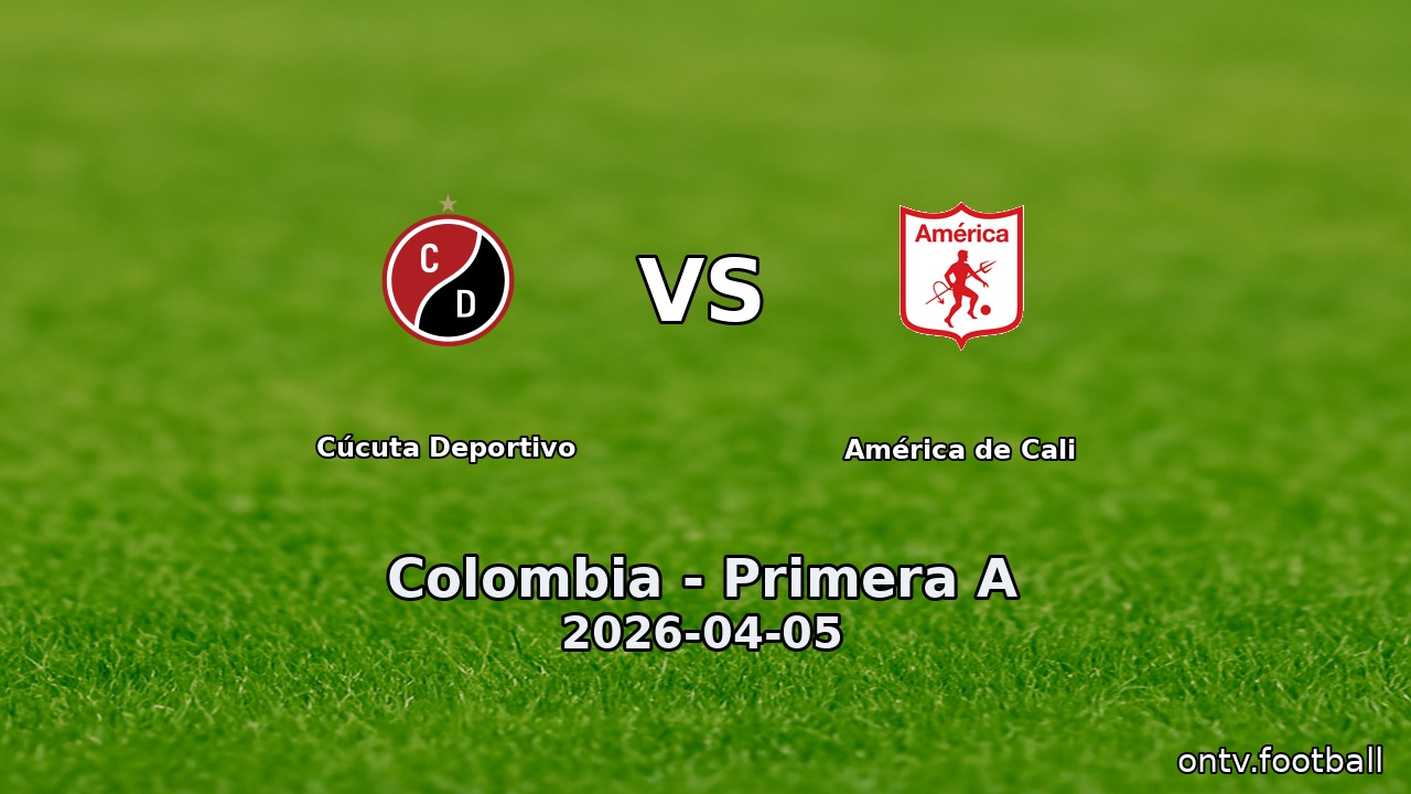 Cúcuta Deportivo vs América de Cali