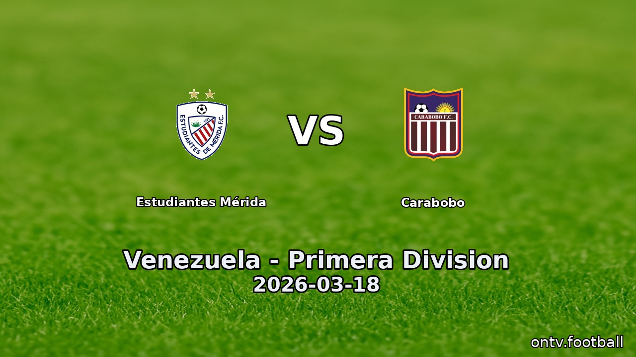 Estudiantes Mérida vs Carabobo