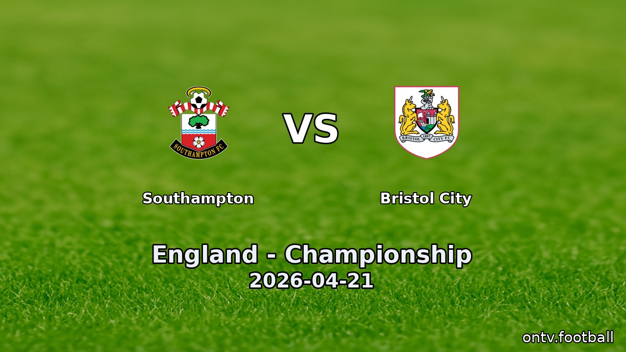 Southampton vs Bristol City