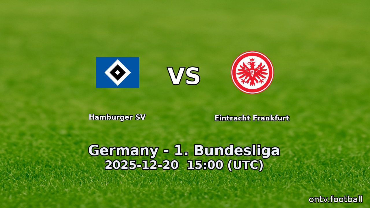 Hamburger SV vs Eintracht Frankfurt
