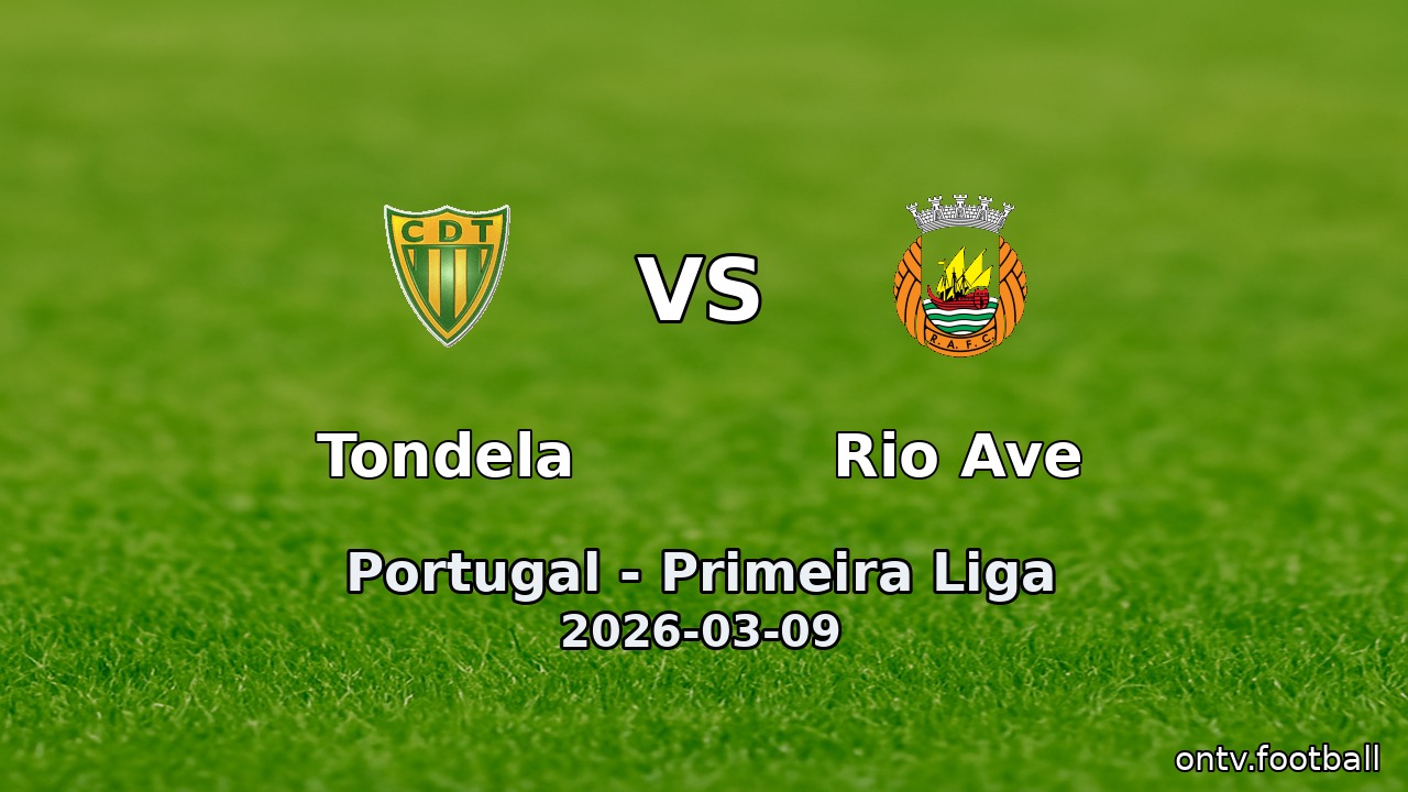 Tondela vs Rio Ave