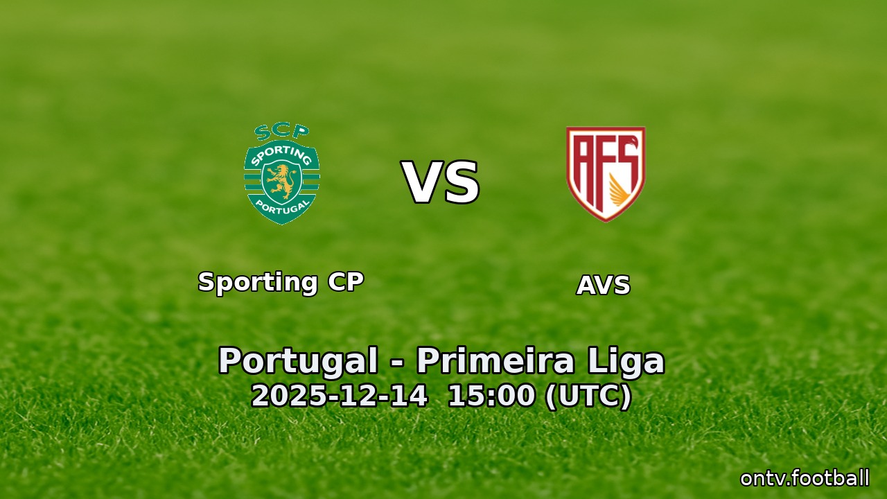 Sporting CP vs AVS