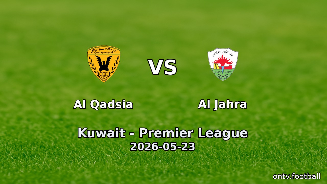 Al Qadsia vs Al Jahra