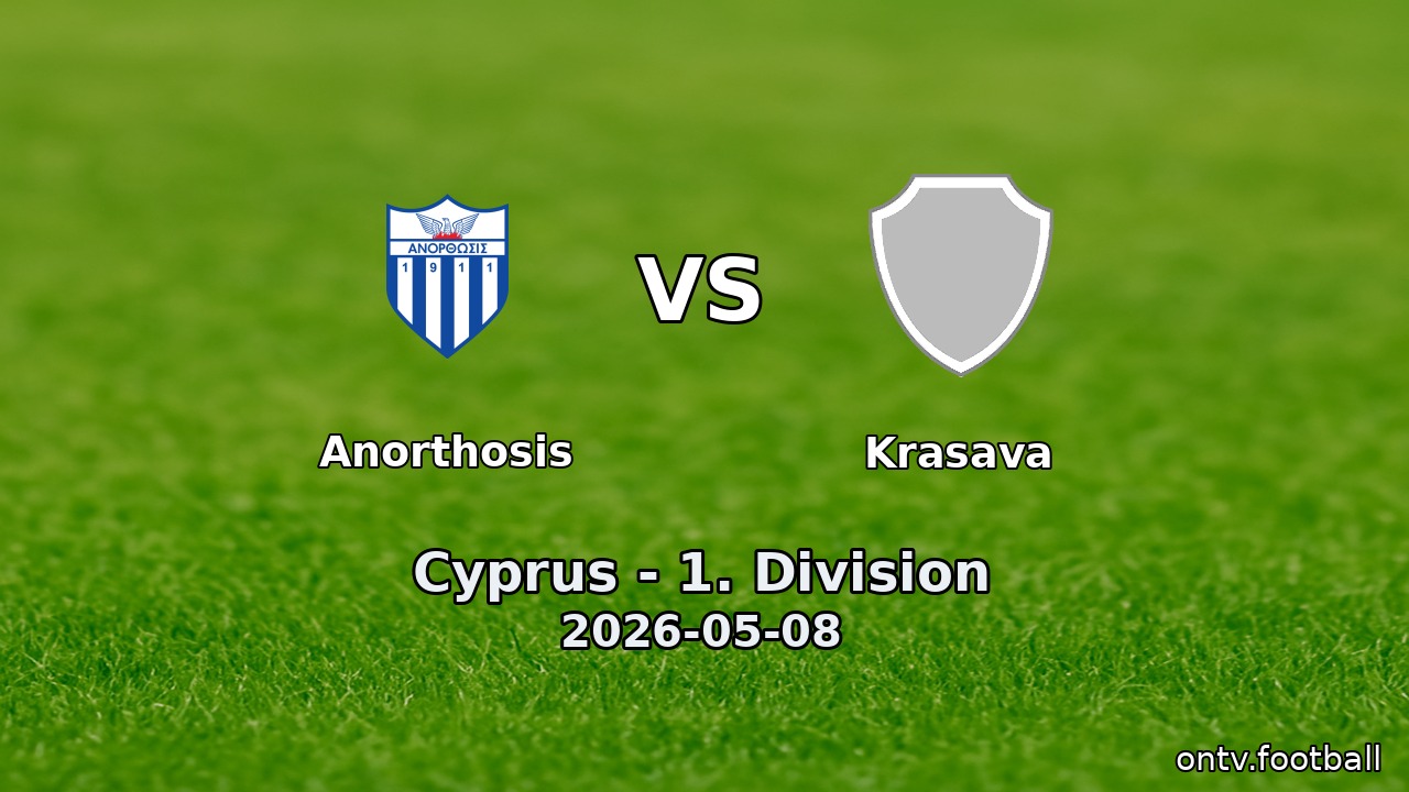 Anorthosis vs Krasava