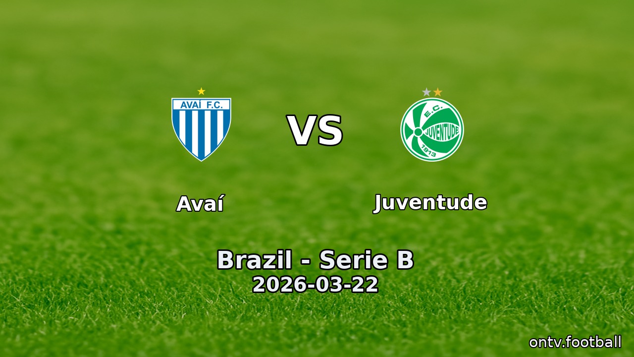 Avaí vs Juventude