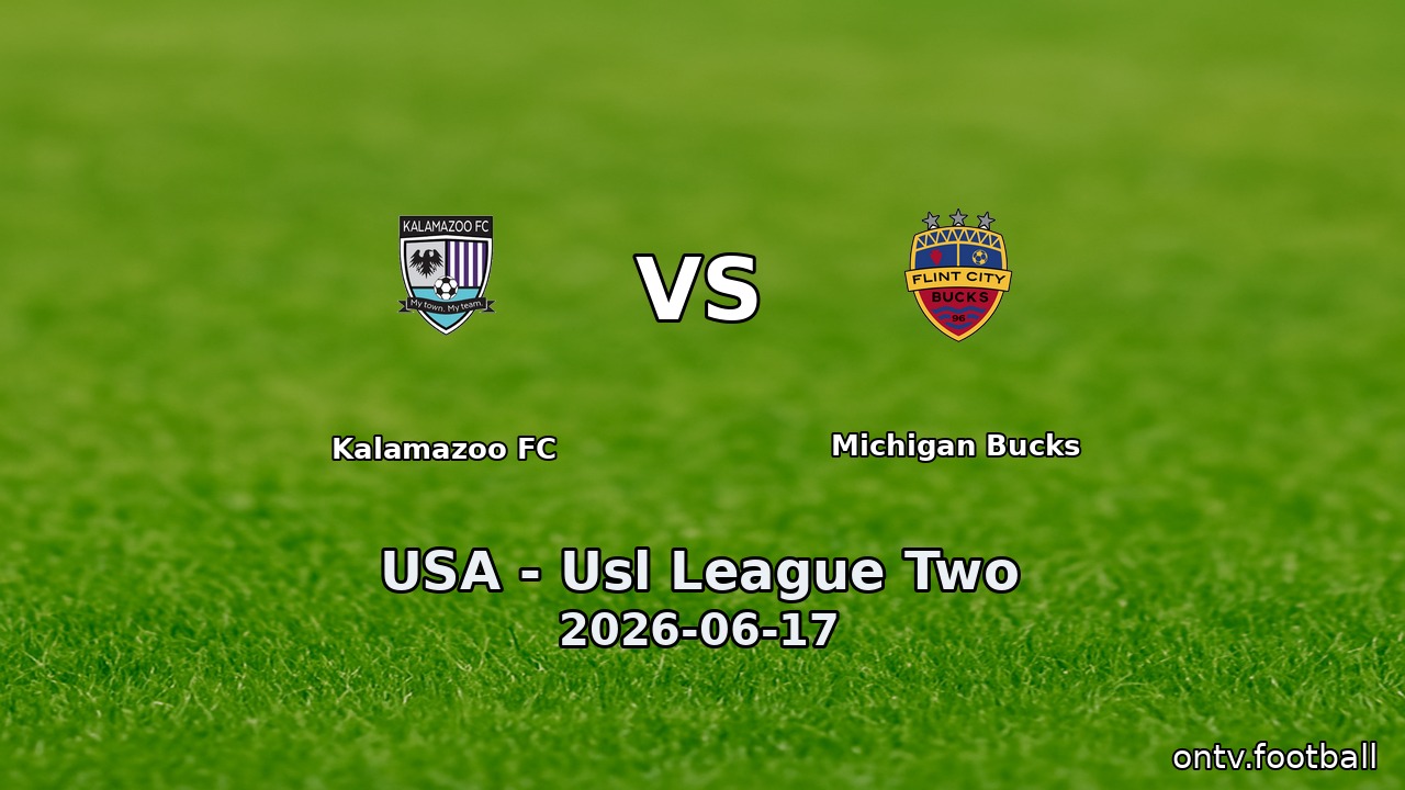 Kalamazoo FC vs Michigan Bucks