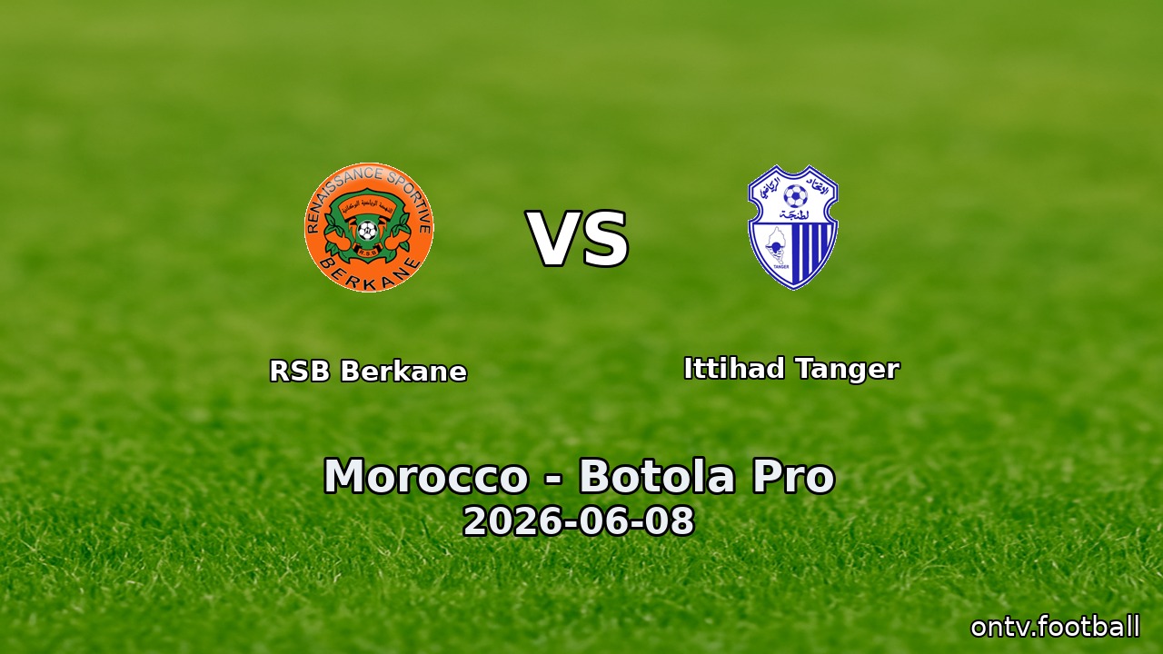 RSB Berkane vs Ittihad Tanger