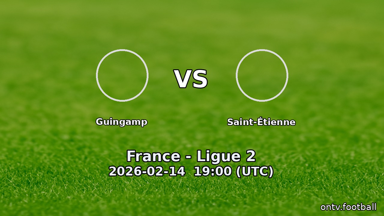 Guingamp vs Saint-Étienne