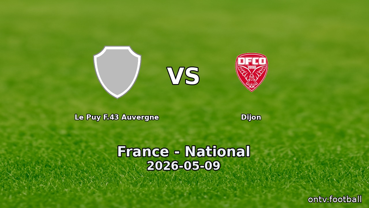 Le Puy F.43 Auvergne vs Dijon