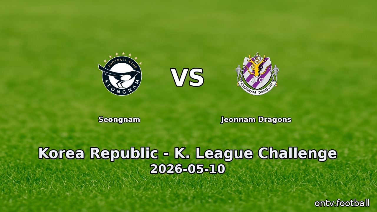 Seongnam vs Jeonnam Dragons