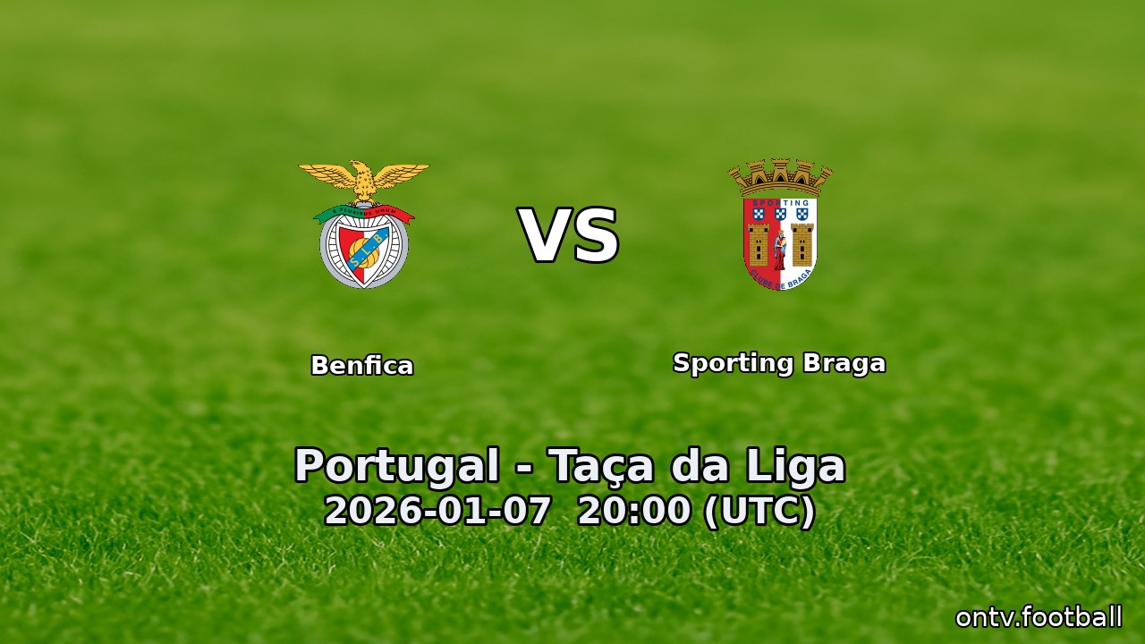 Benfica vs Sporting Braga