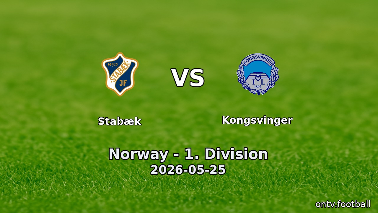 Stabæk vs Kongsvinger