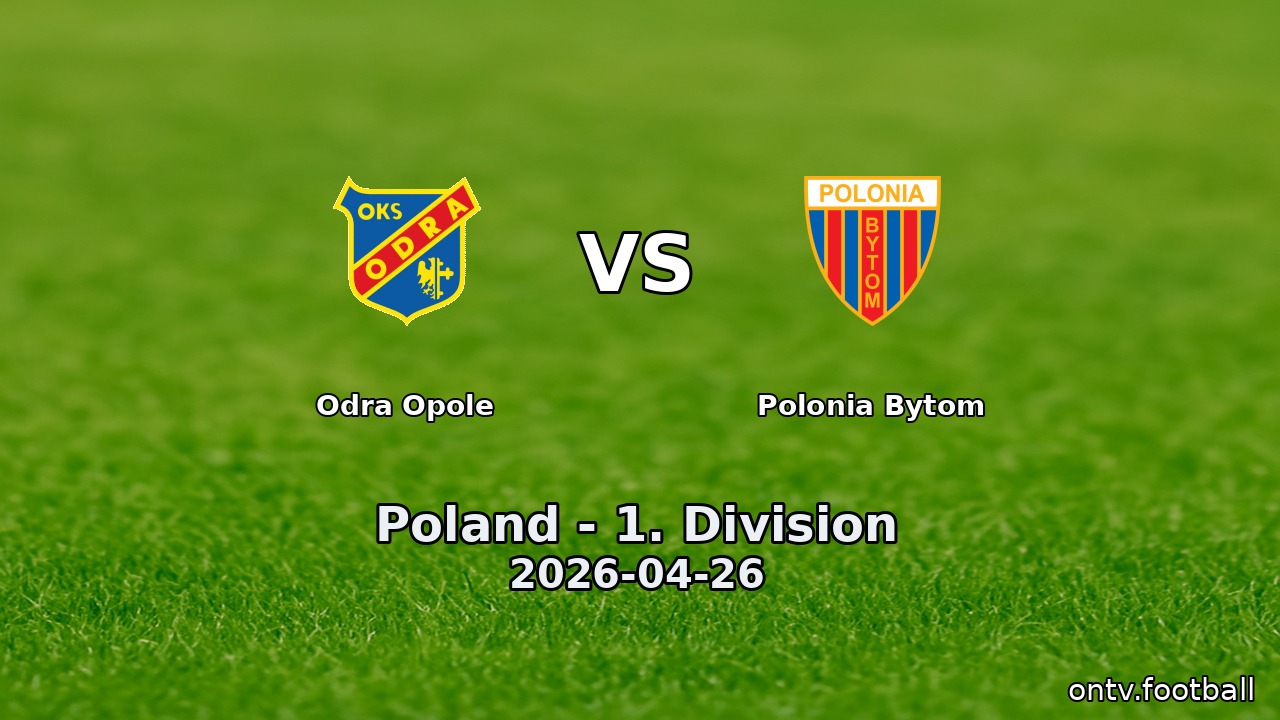 Odra Opole vs Polonia Bytom