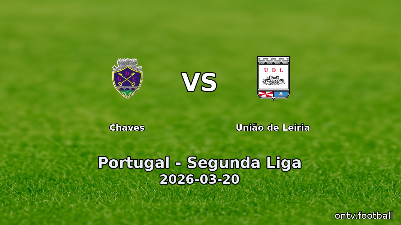 Chaves vs União de Leiria