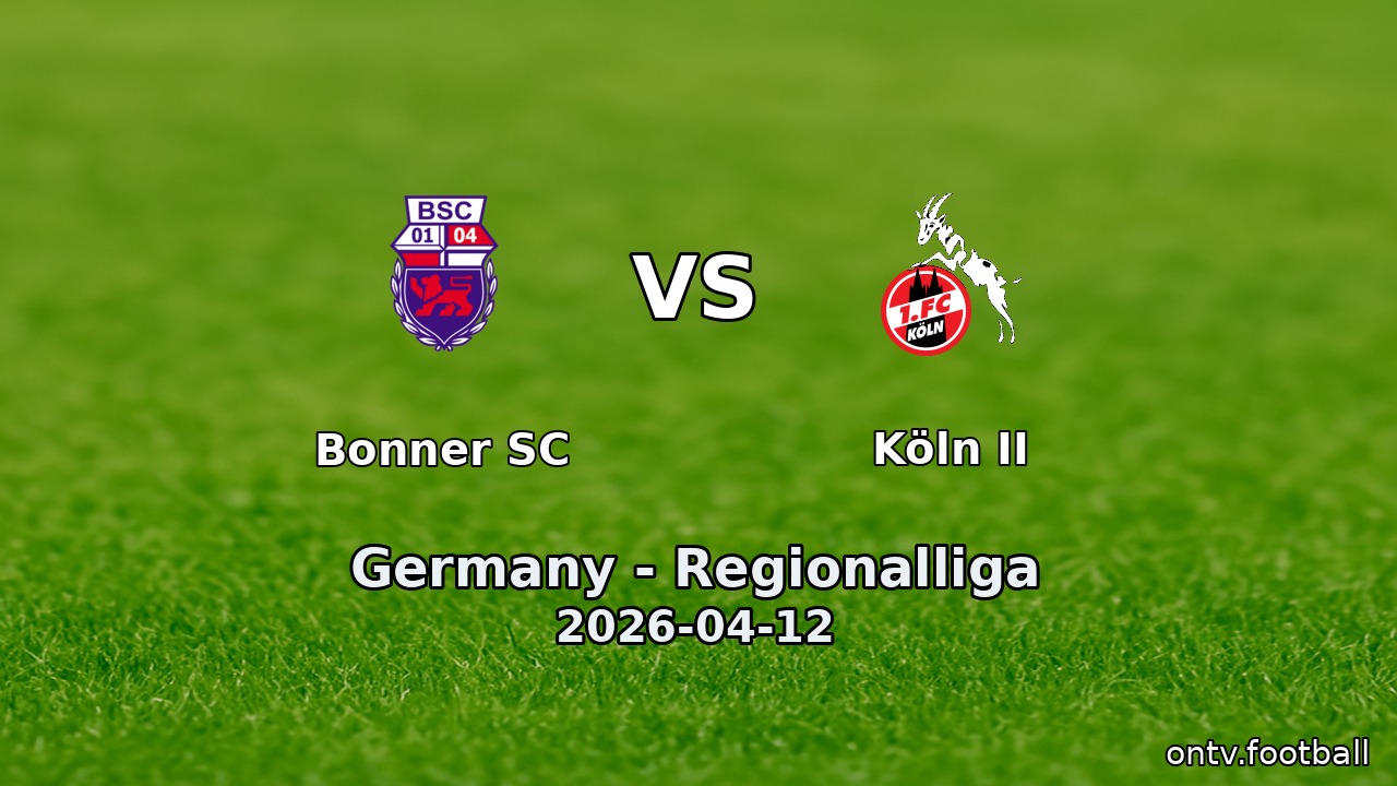 Bonner SC vs Köln II