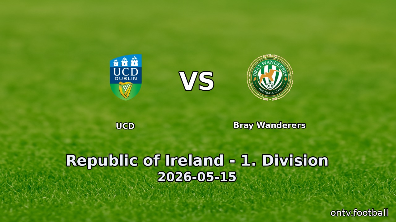 UCD vs Bray Wanderers