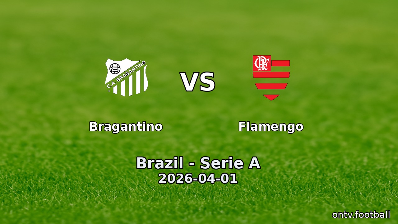 Bragantino vs Flamengo