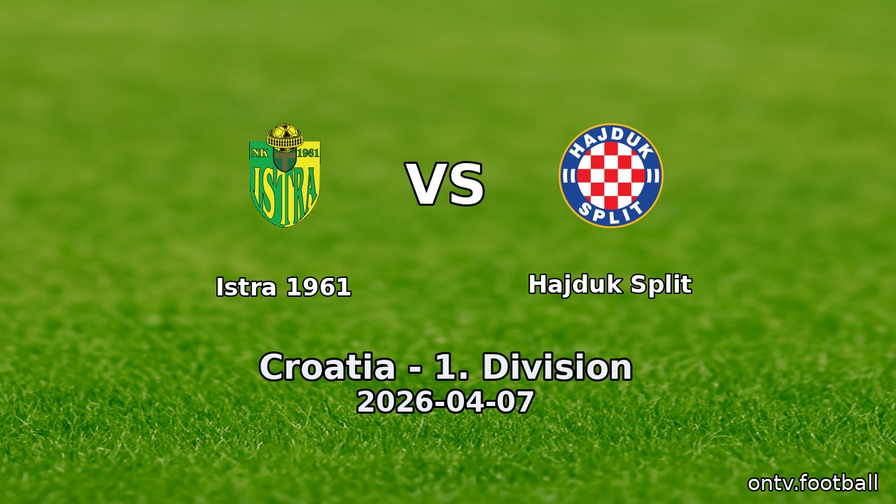 Istra 1961 vs Hajduk Split