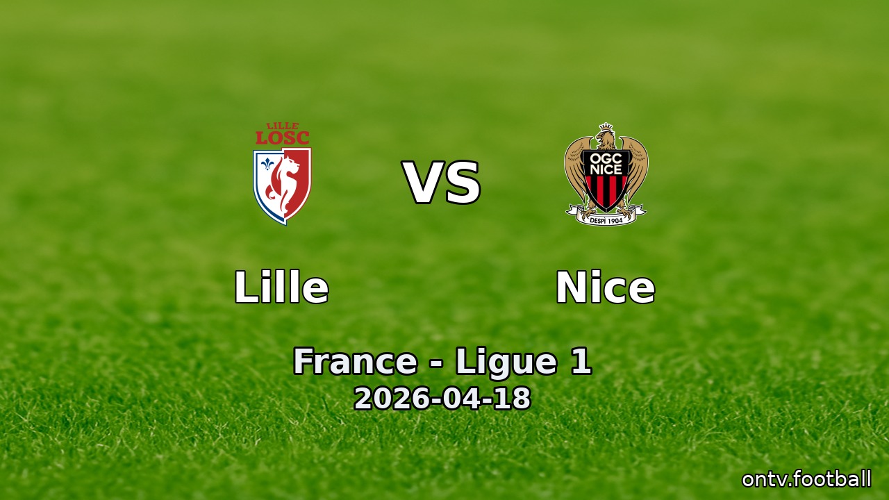 Lille vs Nice