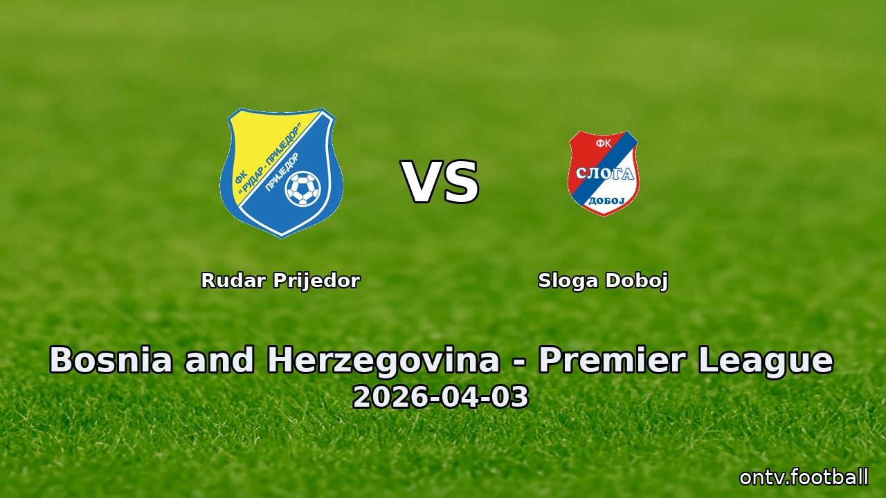 Rudar Prijedor vs Sloga Doboj