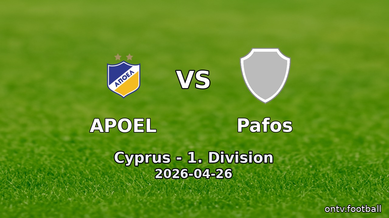 APOEL vs Pafos