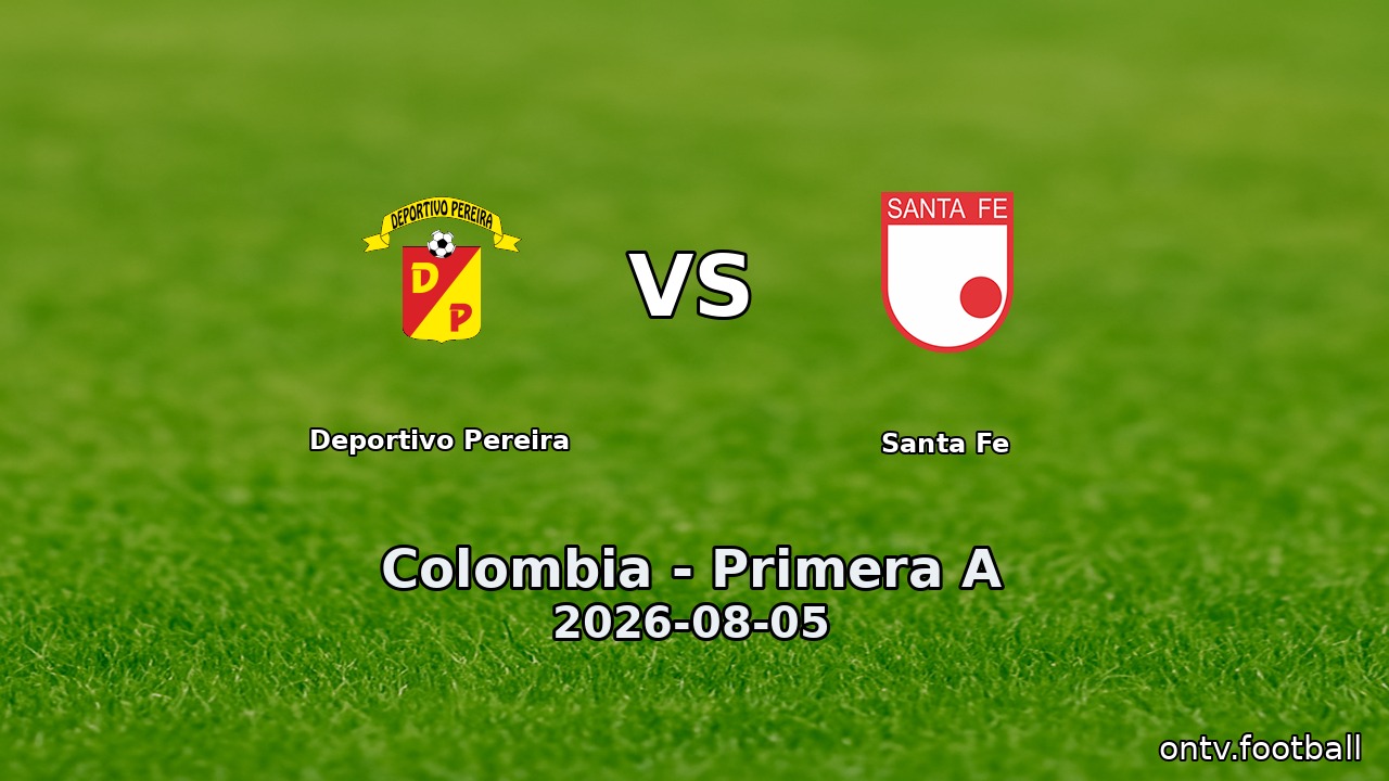 Deportivo Pereira vs Santa Fe