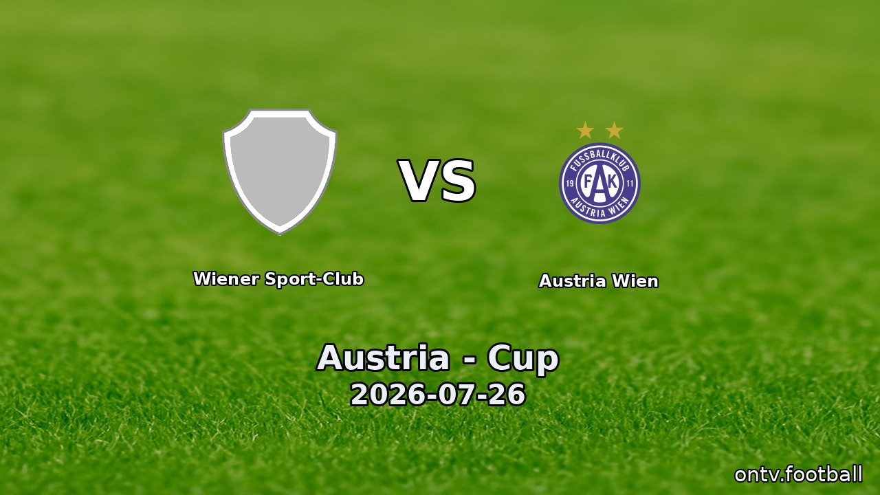 Wiener Sport-Club vs Austria Wien