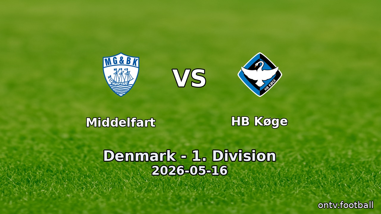 Middelfart vs HB Køge