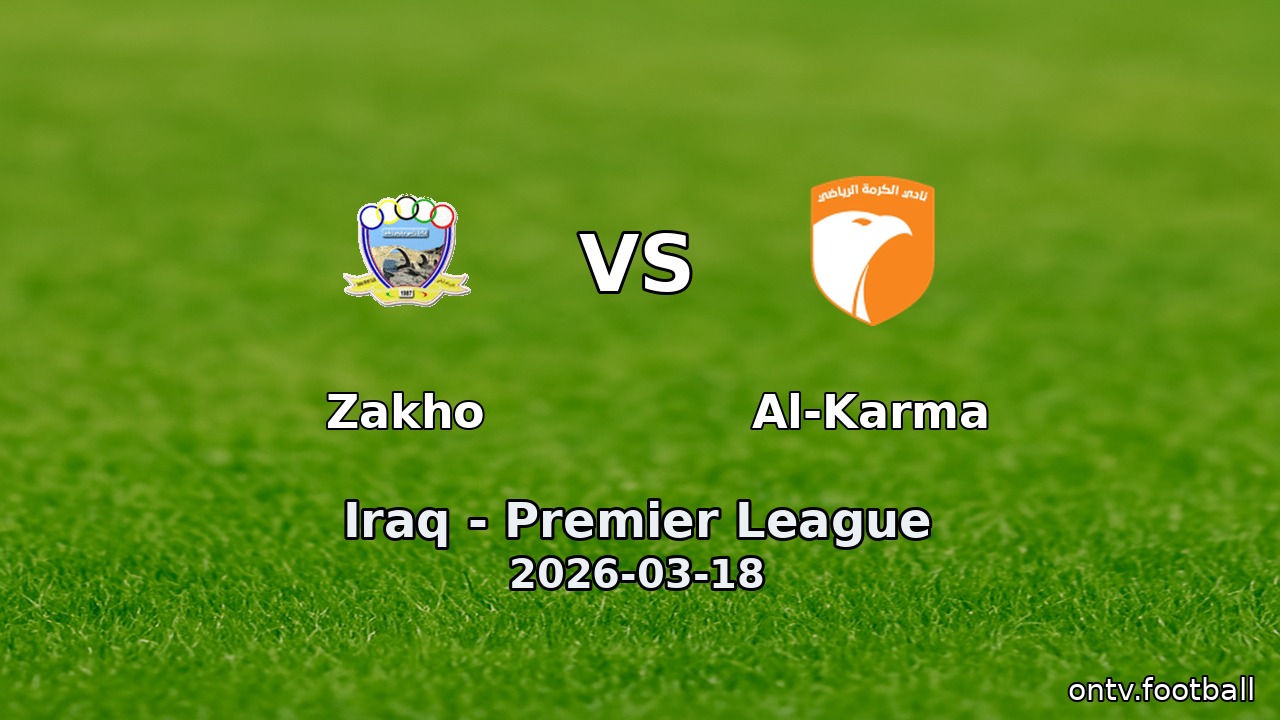 Zakho vs Al-Karma