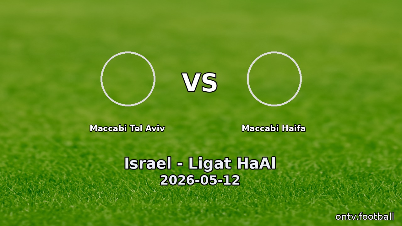 Maccabi Tel Aviv vs Maccabi Haifa