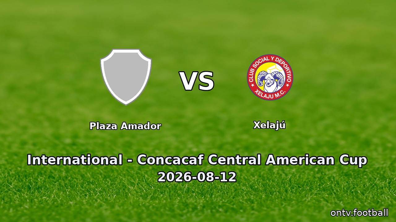 Plaza Amador vs Xelajú