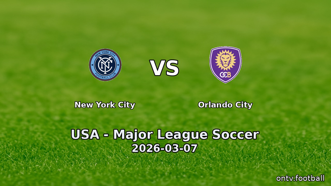 New York City vs Orlando City