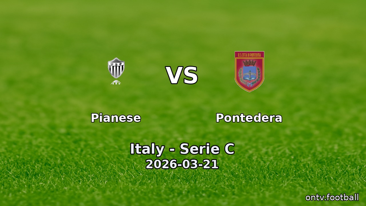 Pianese vs Pontedera